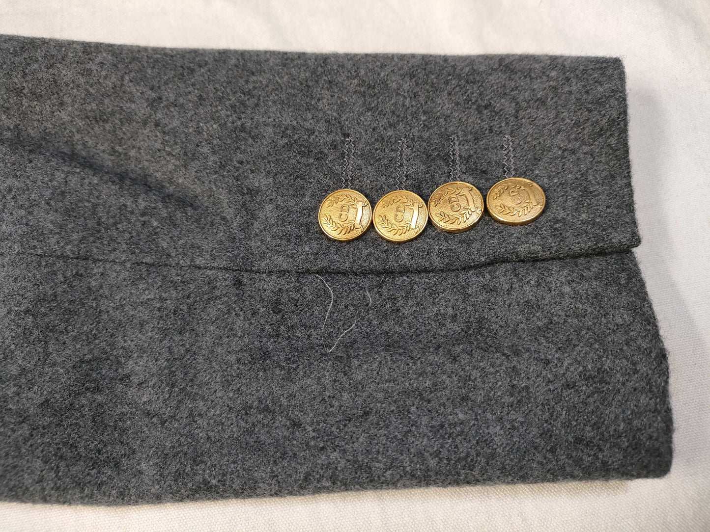 Dior Vintage Set with Gold Logo Buttons and Logo Patch, Other Apparel