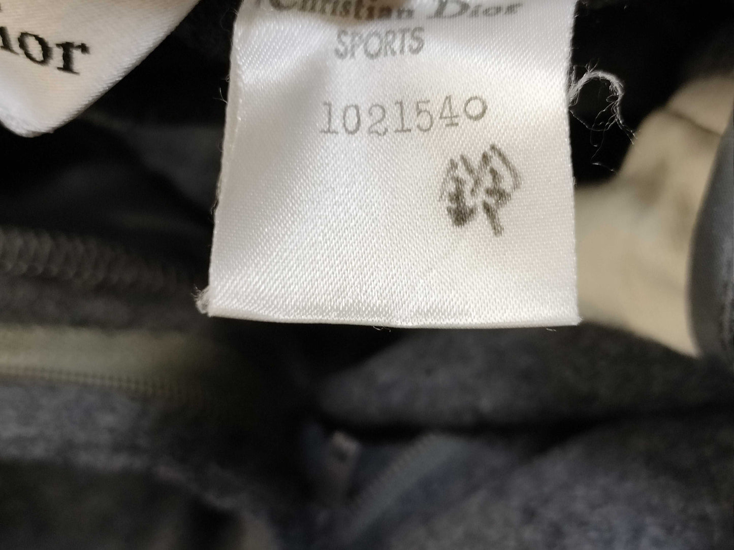 Dior Vintage Set with Gold Logo Buttons and Logo Patch, Other Apparel