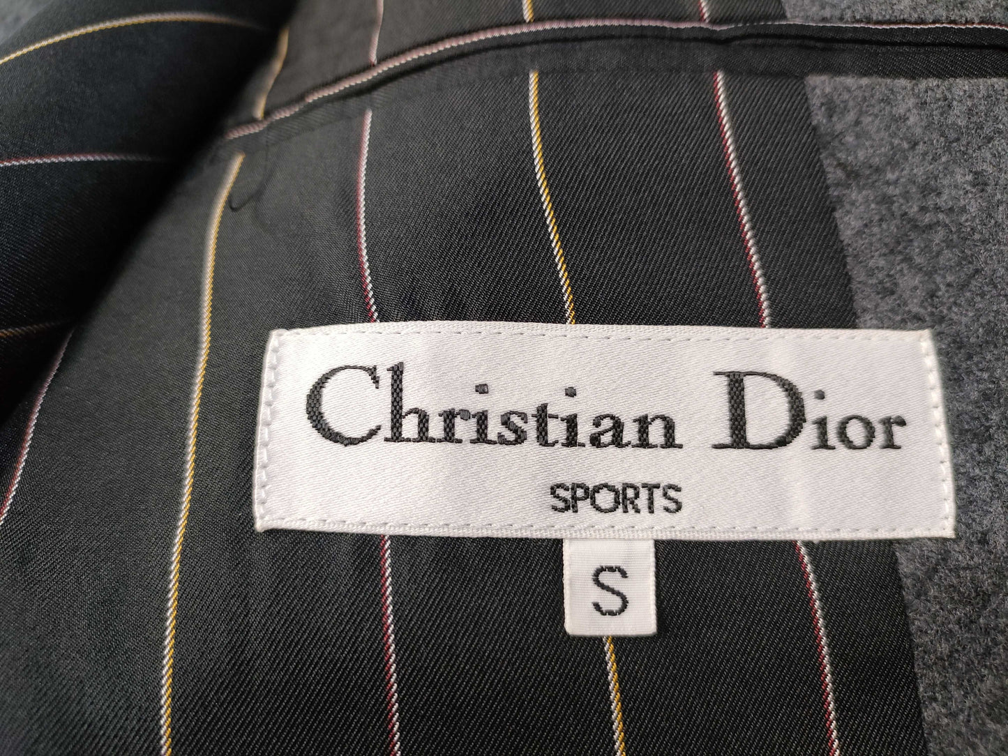 Dior Vintage Set with Gold Logo Buttons and Logo Patch, Other Apparel