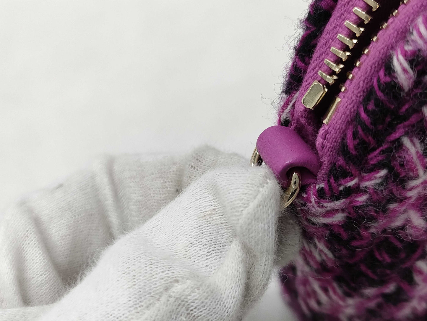 CHANEL Tweed Shoulder Bag