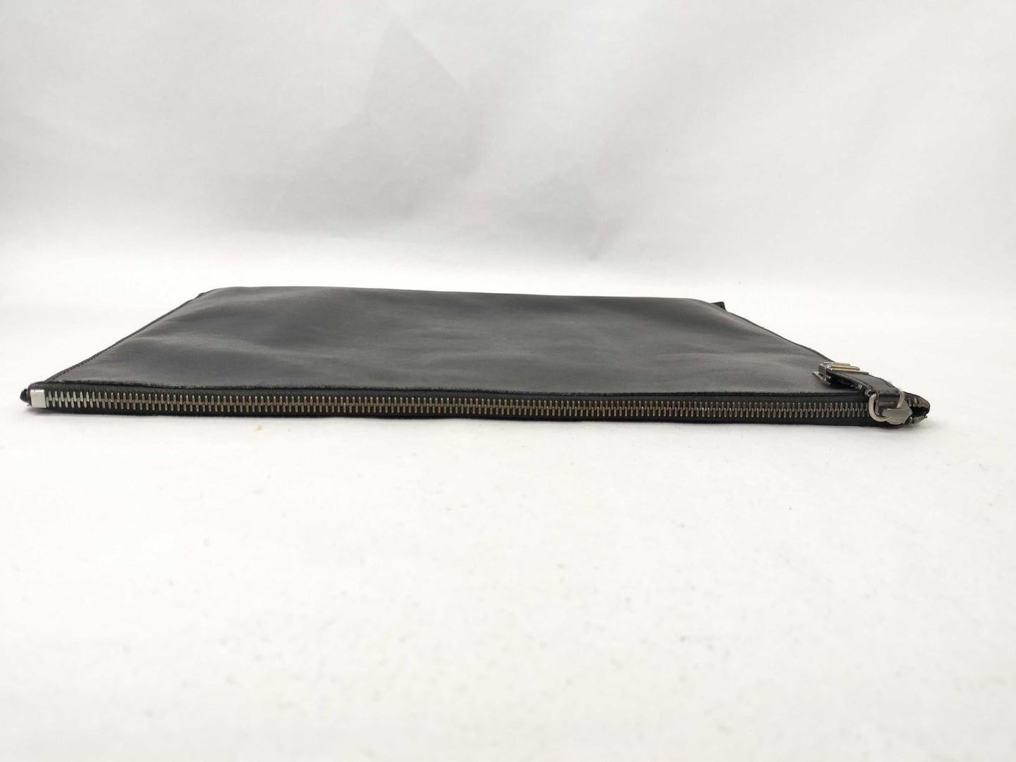 PRADA Saffiano Leather Clutch Bag, Black