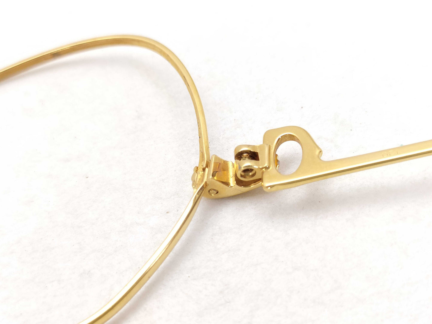 Cartier Gold-Colored Eyeglasses, Screw-Out, Sunglasses/Eyeglasses