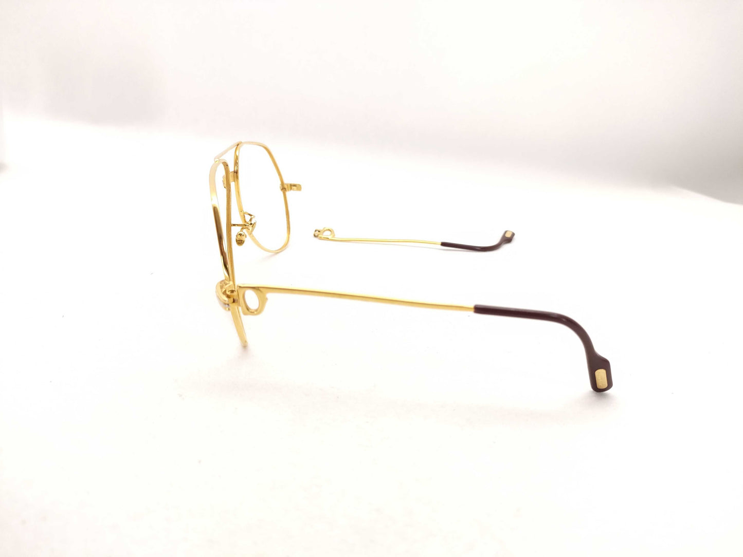Cartier Gold-Colored Eyeglasses, Screw-Out, Sunglasses/Eyeglasses