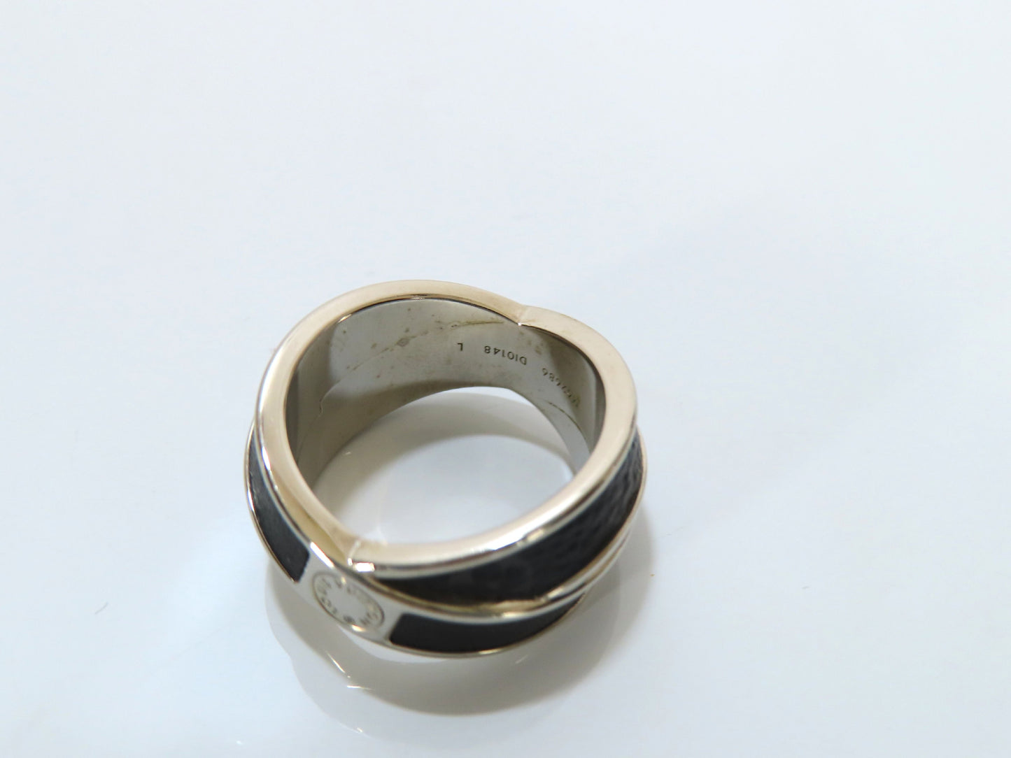 LOUIS VUITTON Monogram Empreinte Ring, Size 22