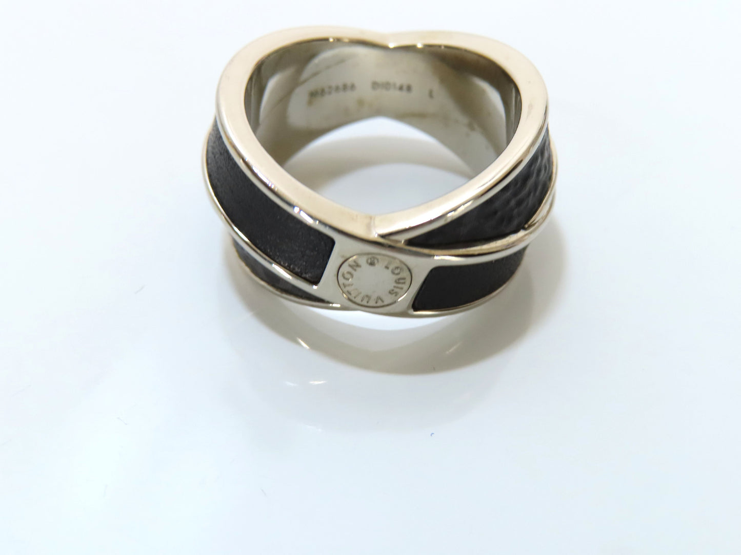 LOUIS VUITTON Monogram Empreinte Ring, Size 22