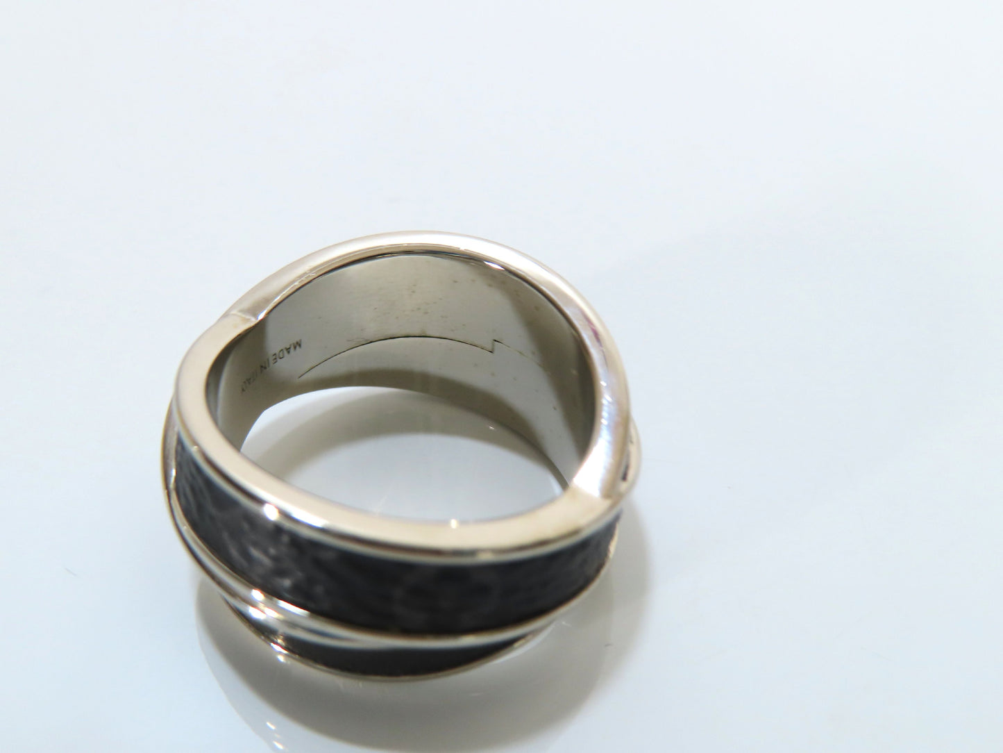 LOUIS VUITTON Monogram Empreinte Ring, Size 22