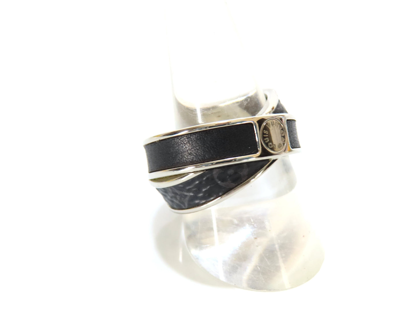 LOUIS VUITTON Monogram Empreinte Ring, Size 22