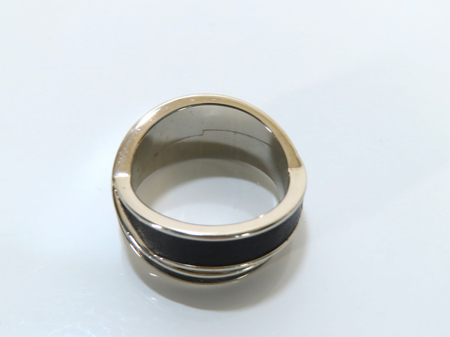 LOUIS VUITTON Monogram Empreinte Ring, Size 22