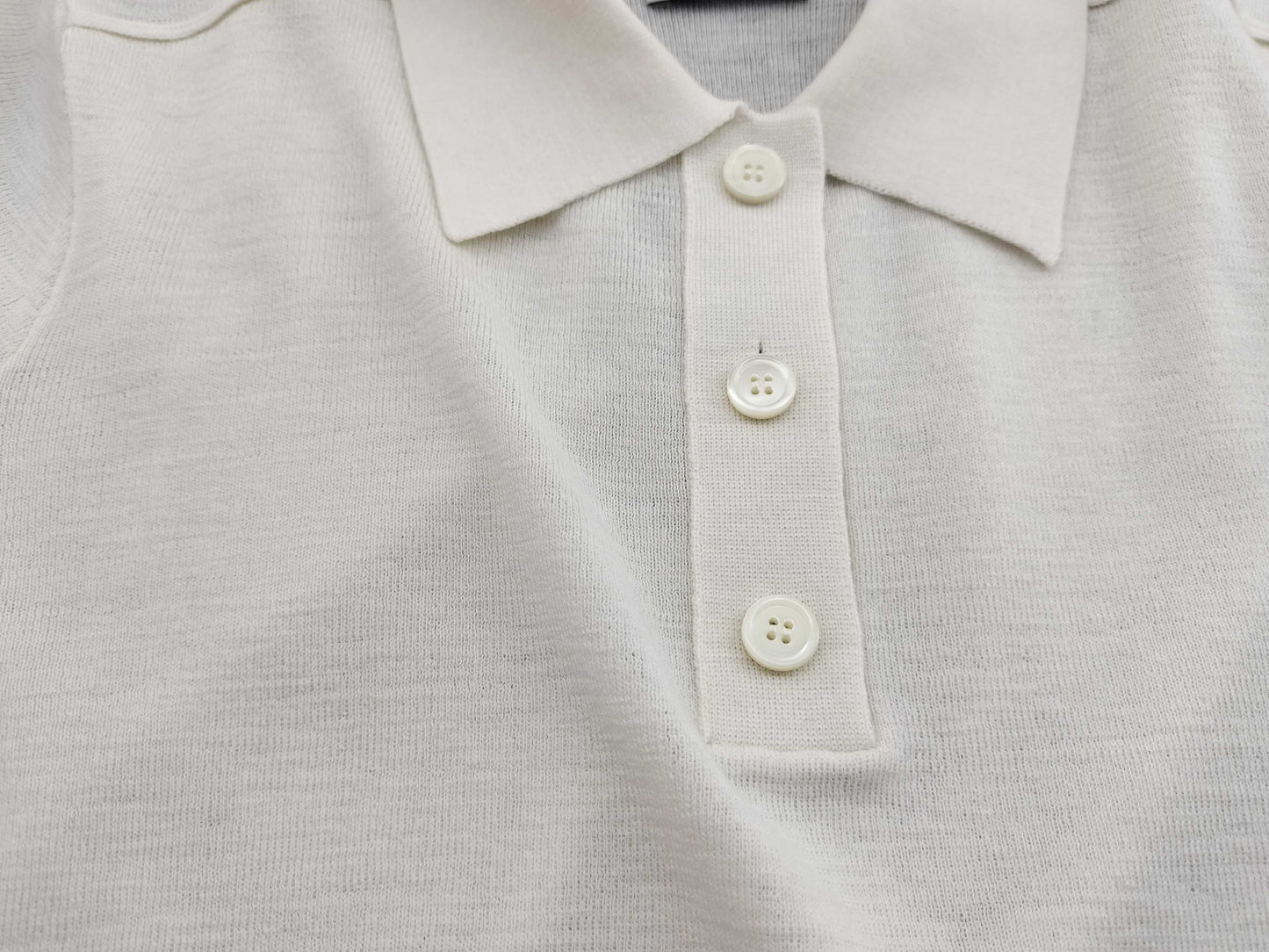 BURBERRY Nova Check Knit Polo Shirt with Current Tag