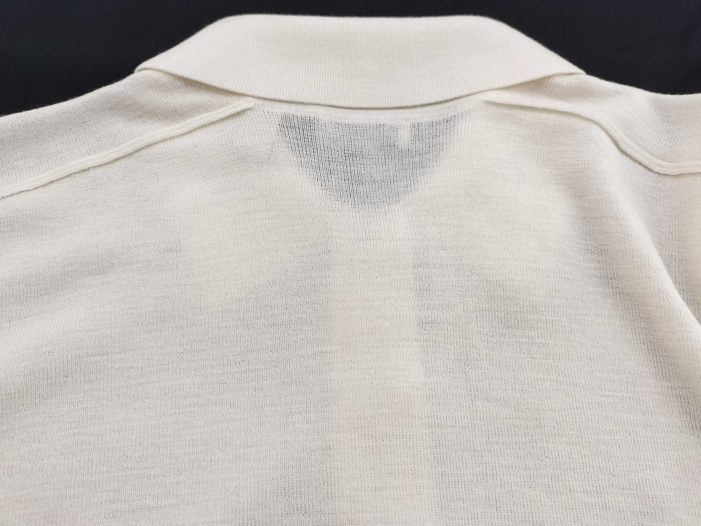 BURBERRY Nova Check Knit Polo Shirt with Current Tag