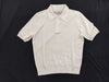 BURBERRY Nova Check Knit Polo Shirt with Current Tag
