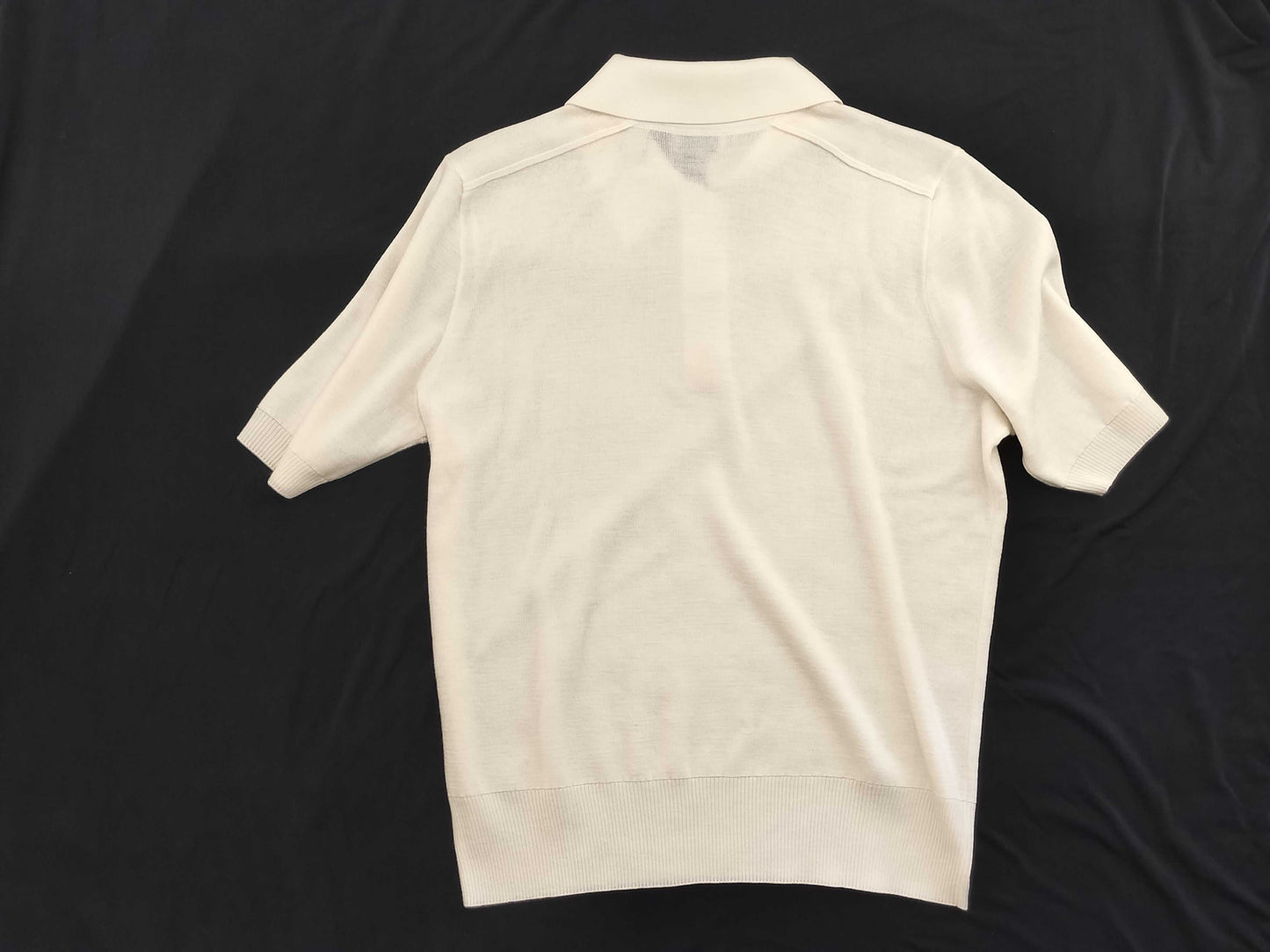 BURBERRY Nova Check Knit Polo Shirt with Current Tag