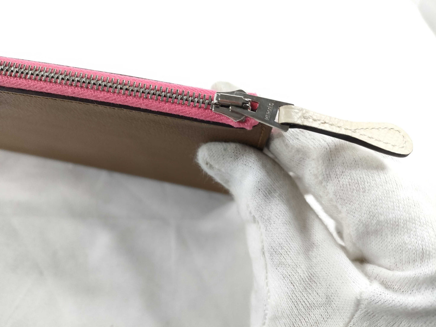 HERMES Clutch D engraved clutch bag