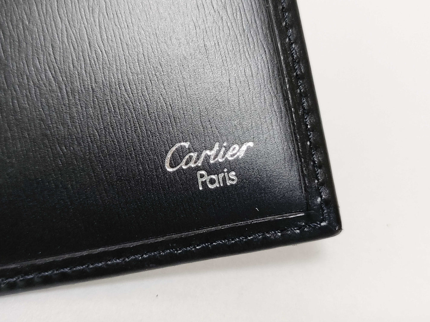 Cartier Panther Calfskin Bifold Wallet/Black