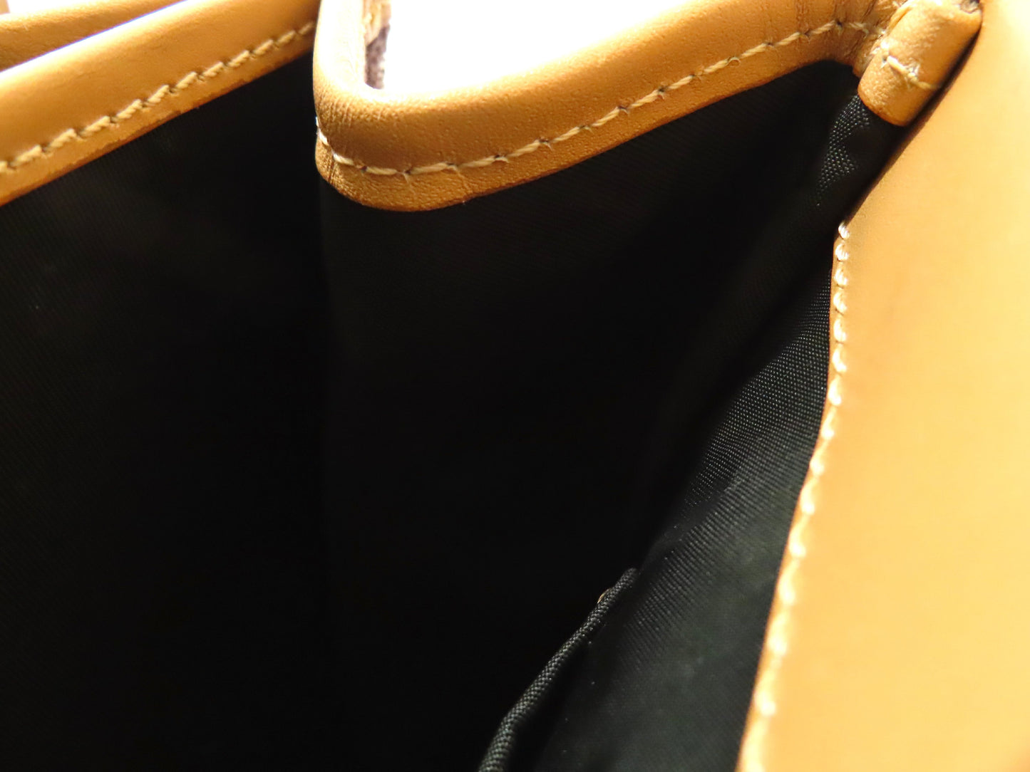 Dior Trotter Trotter Pattern Handbag Brown