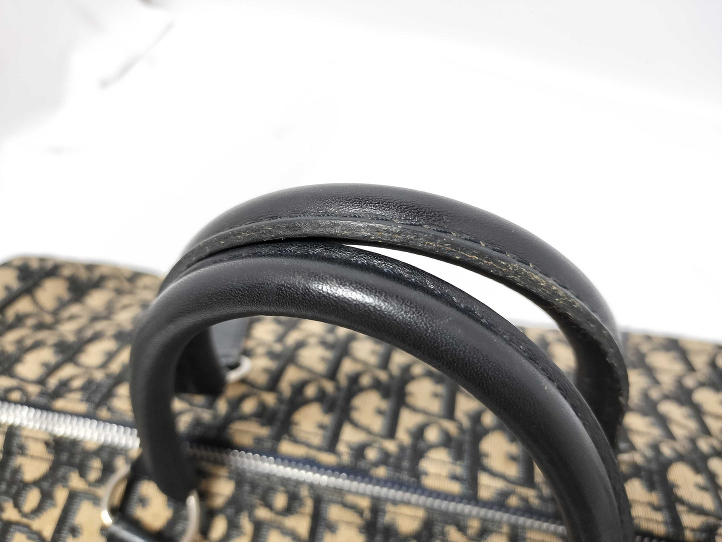 Dior Trotter Trotter Pattern Boston Bag Boston Bag