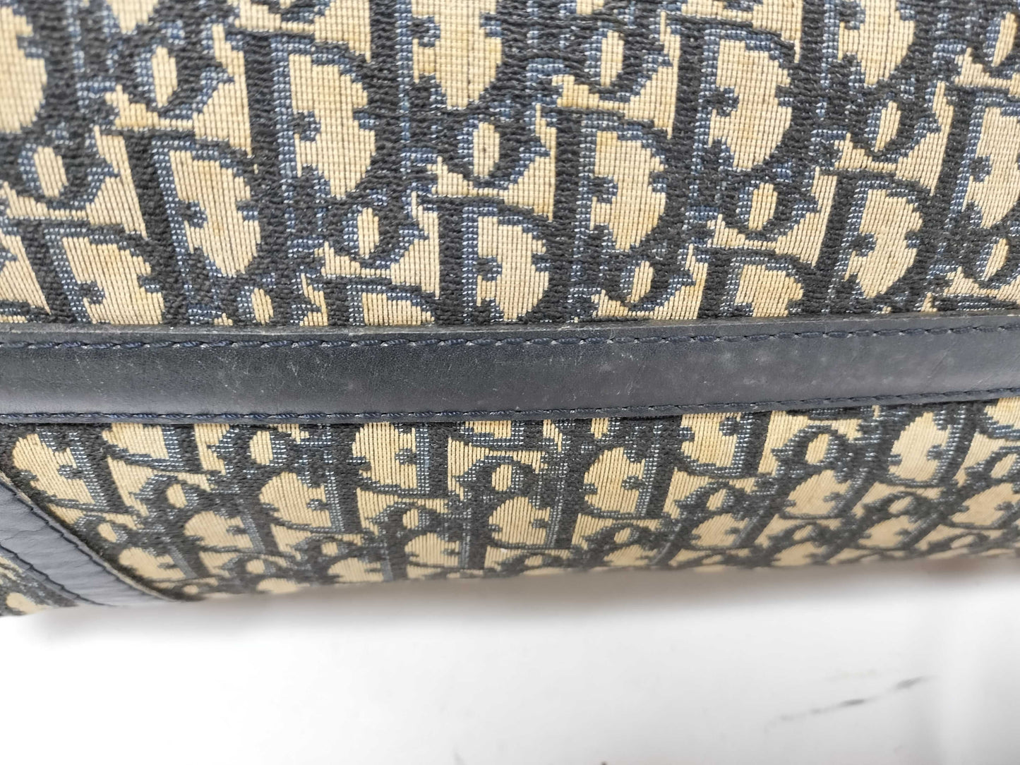 Dior Trotter Trotter Pattern Boston Bag Boston Bag