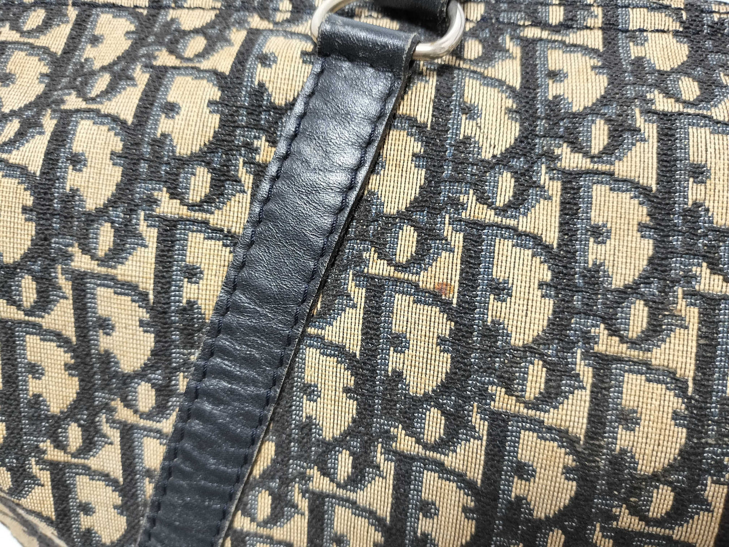 Dior Trotter Trotter Pattern Boston Bag Boston Bag