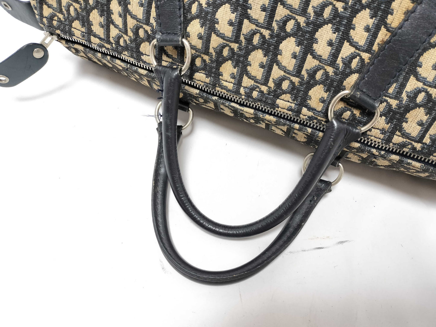 Dior Trotter Trotter Pattern Boston Bag Boston Bag