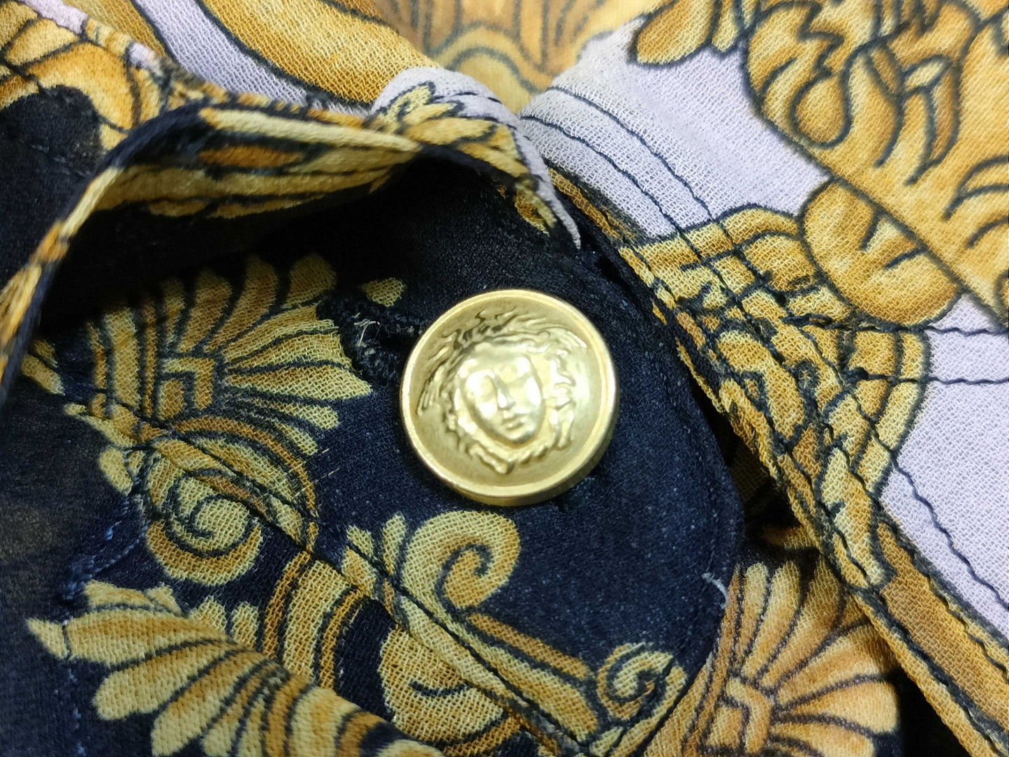 VERSACE VERSACE Versace Shirt 100% Silk Shirt