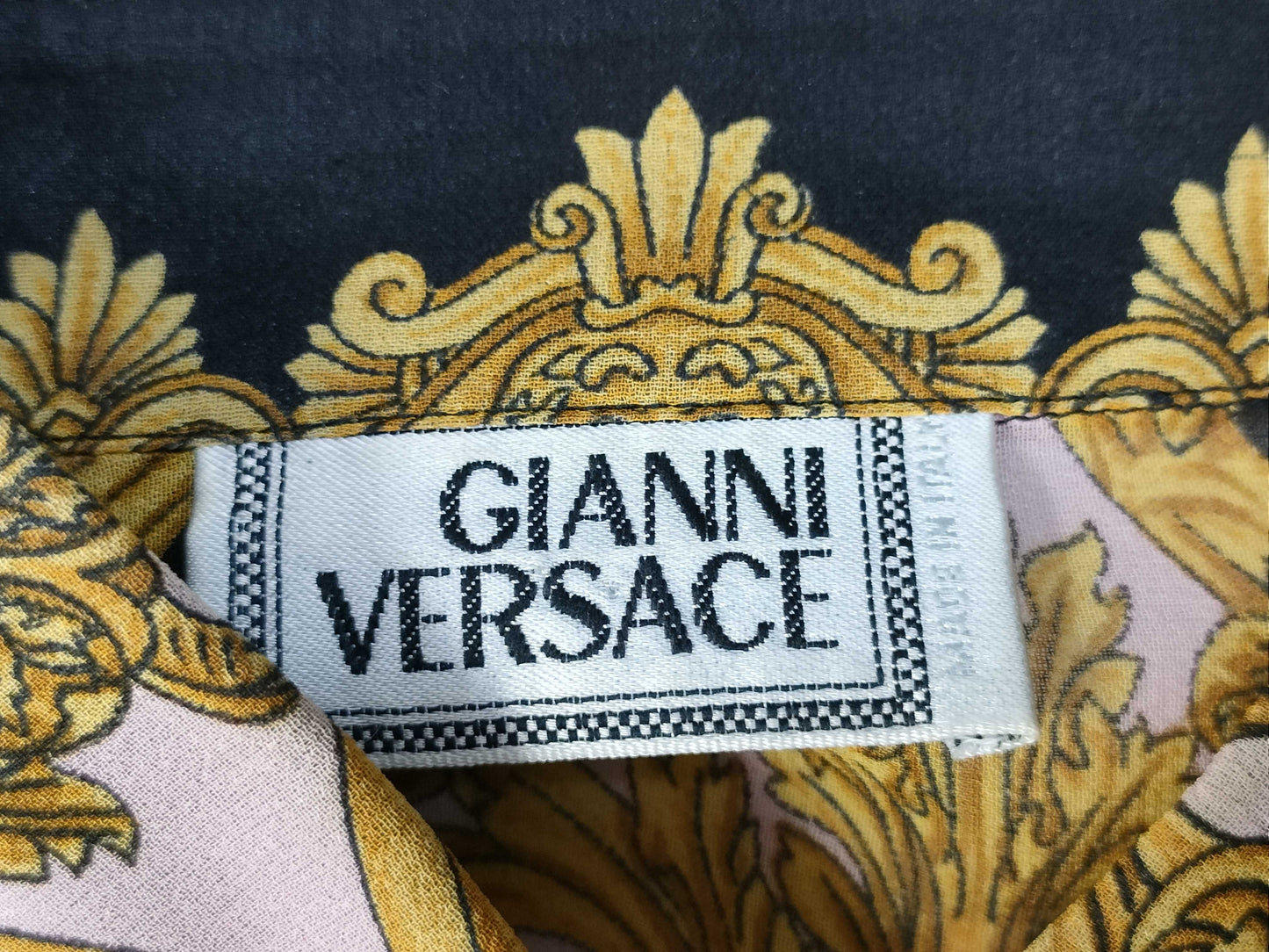 VERSACE VERSACE Versace Shirt 100% Silk Shirt