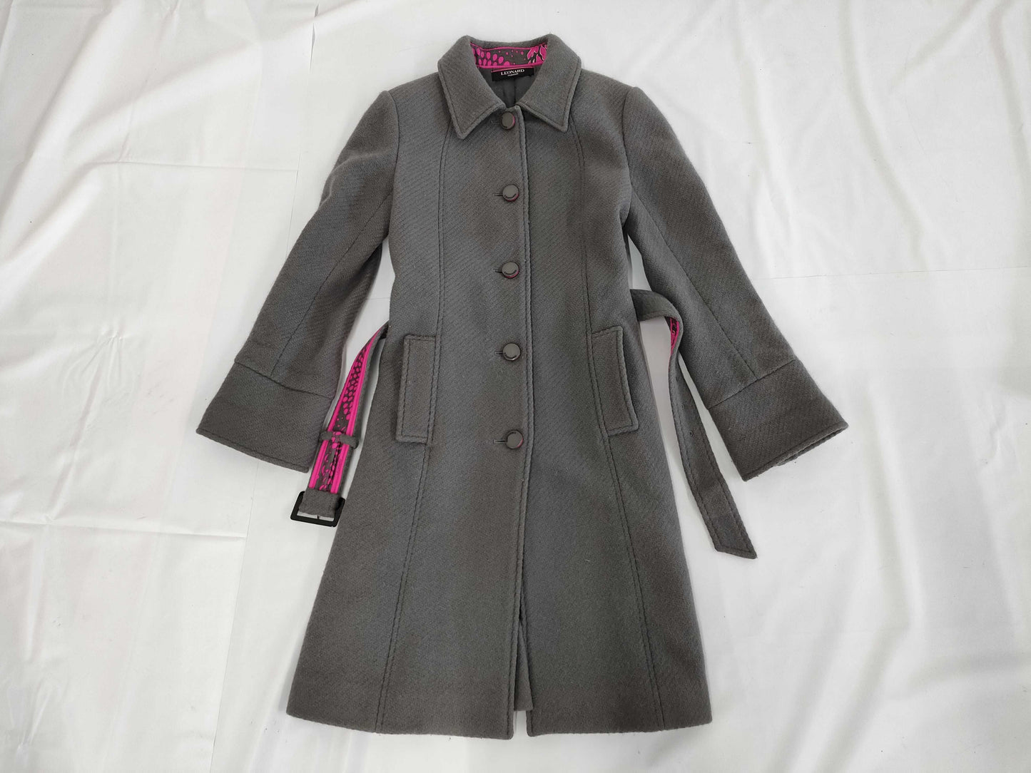 LEONARD LEONARD Coat with Belt