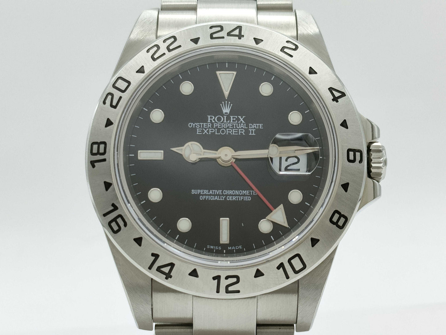 ROLEX Explorer II 16570 K283342 Black Dial Men's Watch