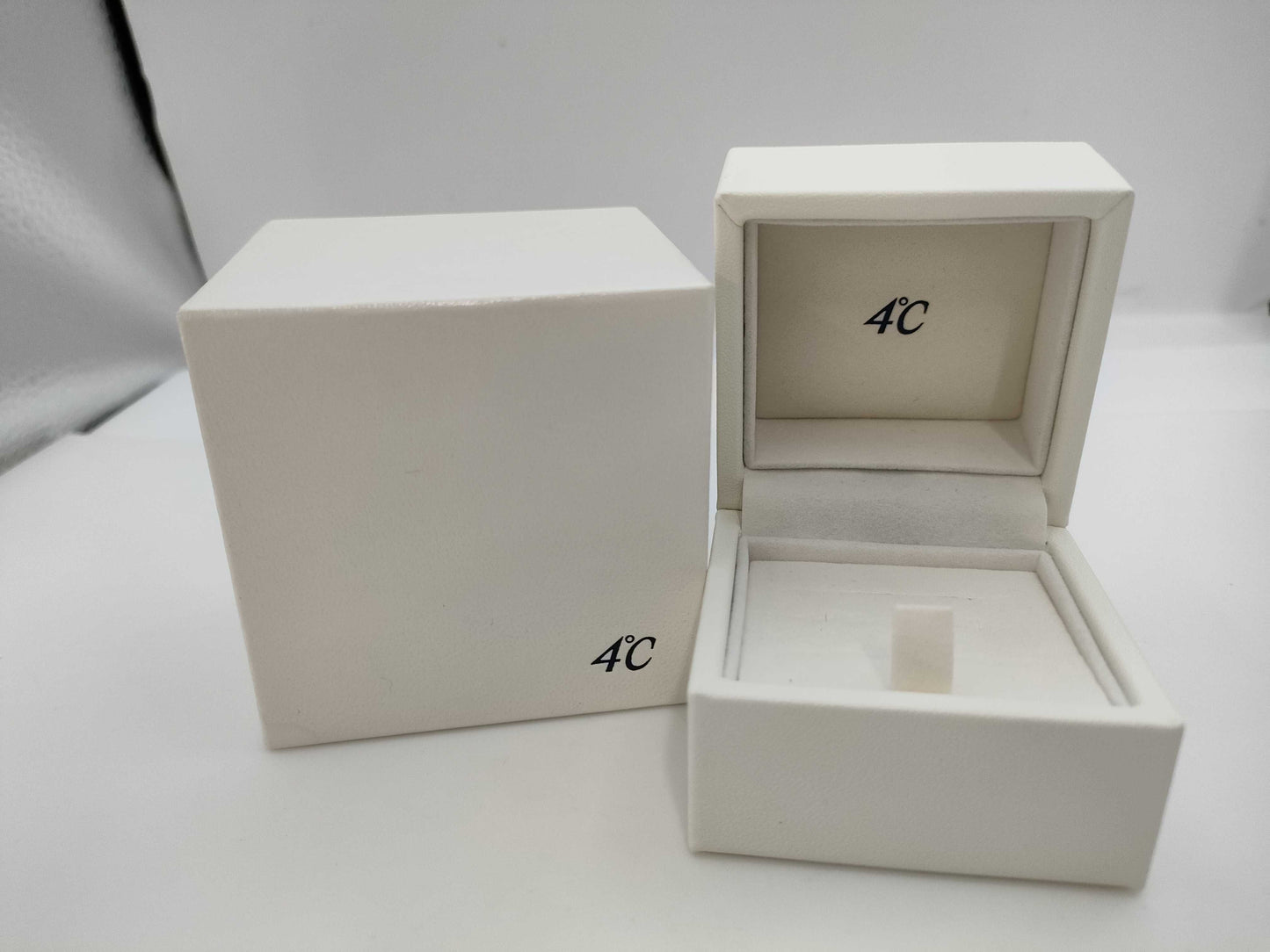 4℃ Clear Stone K10 1.2g Ring