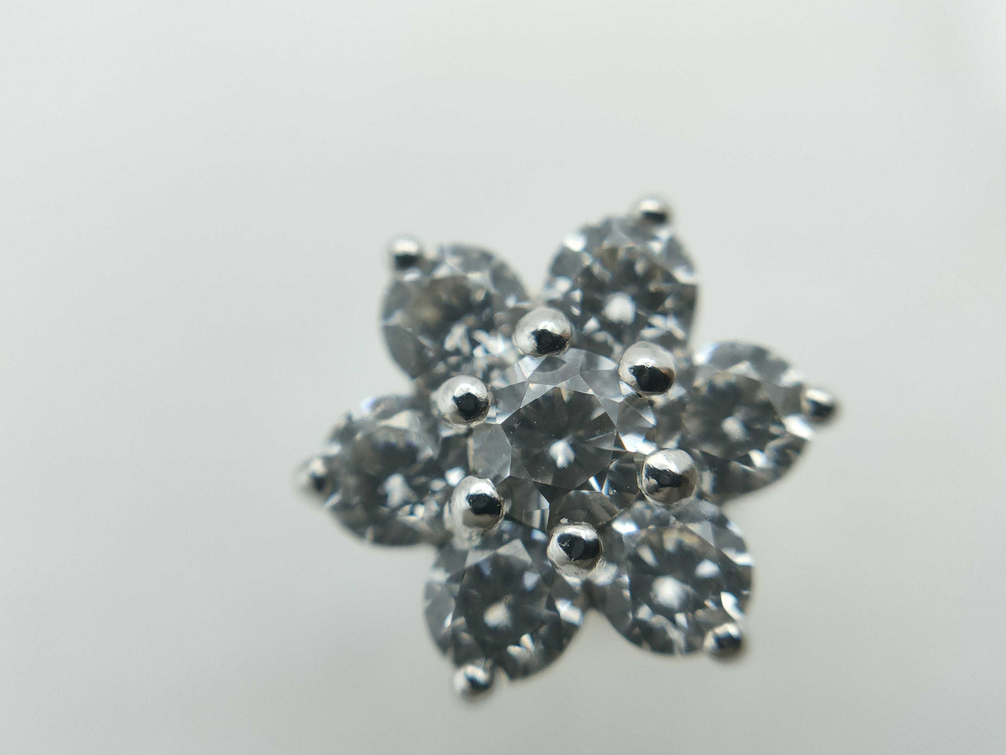 4℃ Clear Stone K10 1.2g Ring