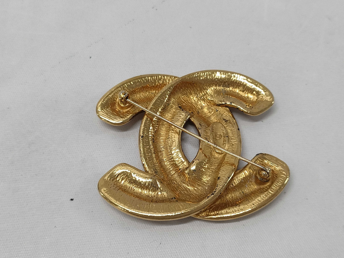 CHANEL CHANEL Brooch Matelasse Coco Mark Brooch