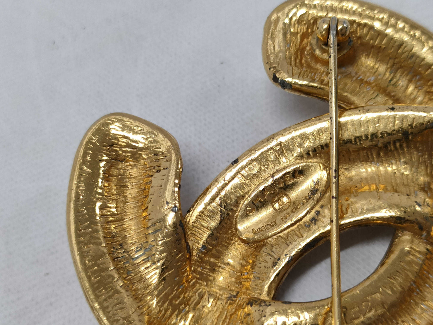 CHANEL CHANEL Brooch Matelasse Coco Mark Brooch
