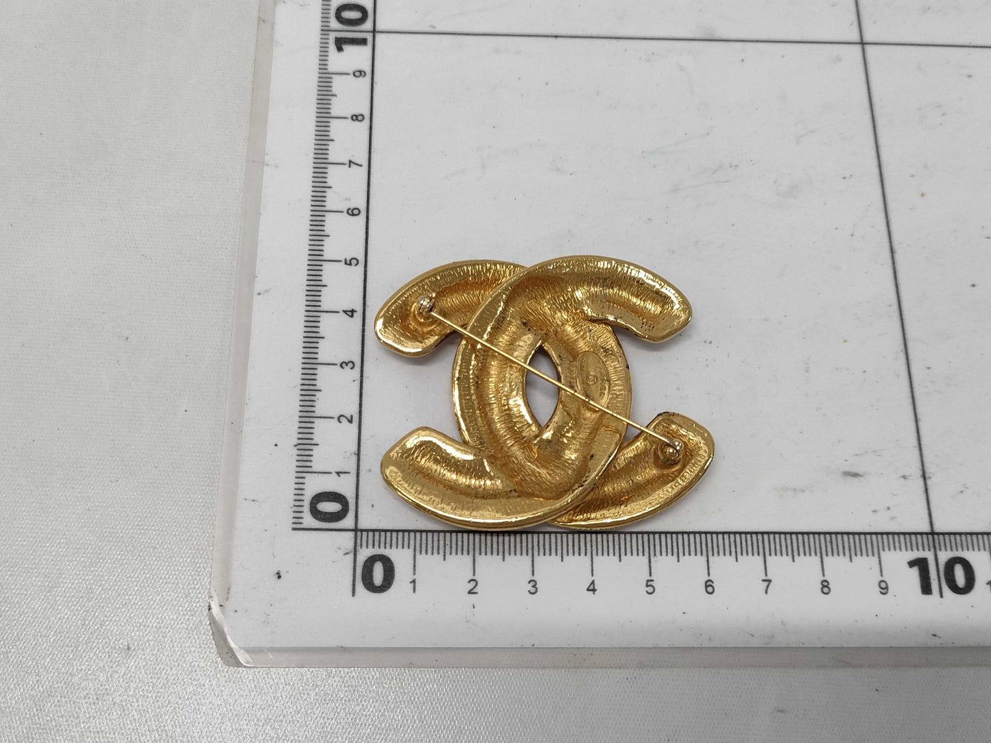 CHANEL CHANEL Brooch Matelasse Coco Mark Brooch