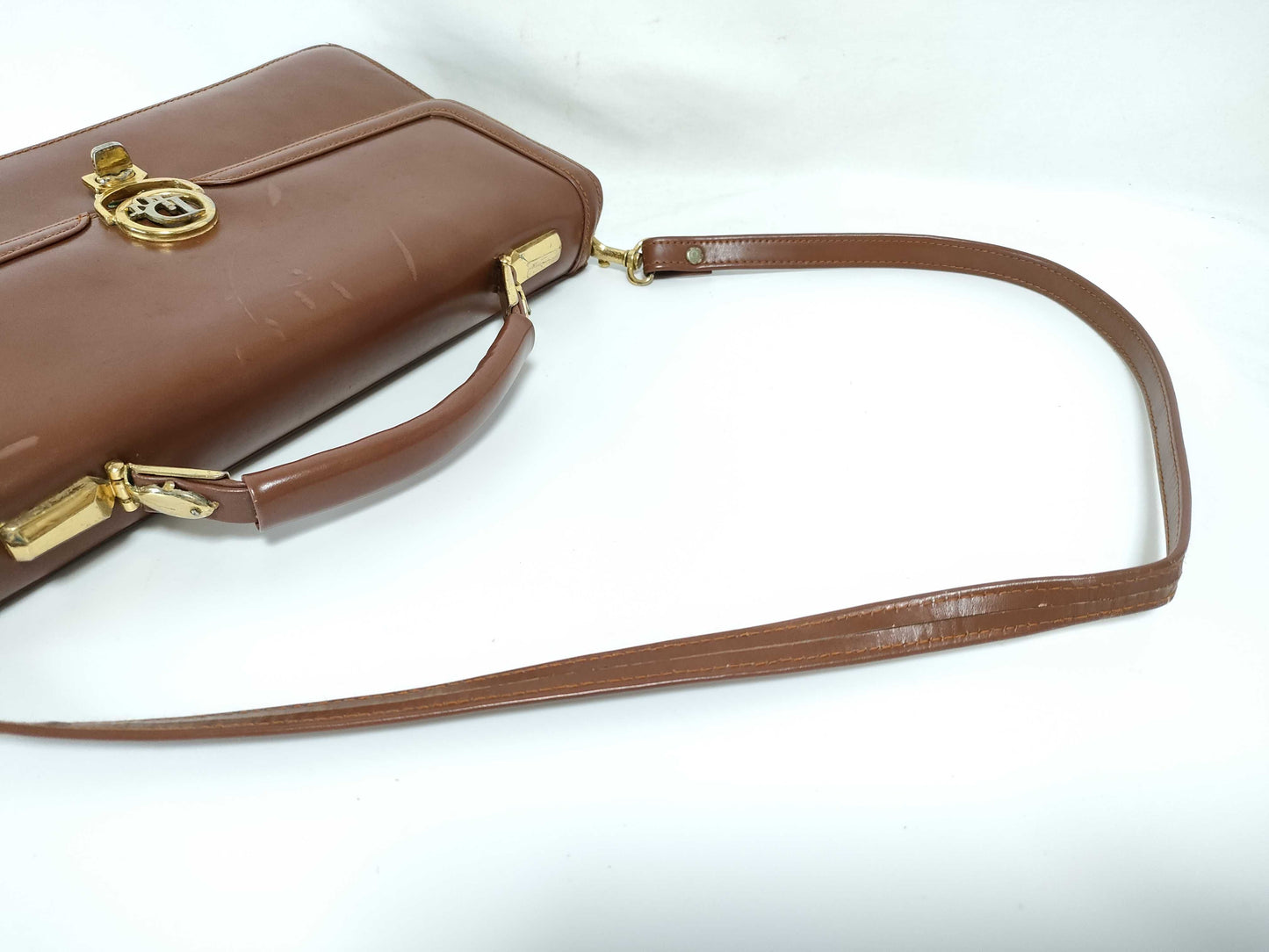 Dior Christian Dior 2-way leather bag handbag
