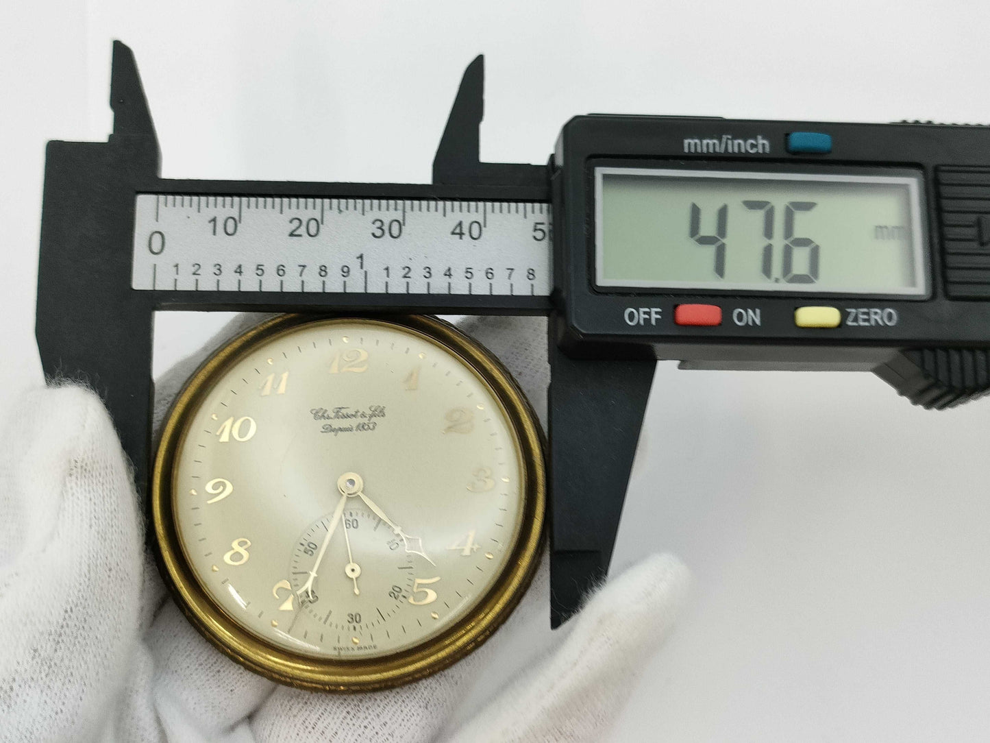 TISSOT Manual Winding Unmoving Pocket Watch