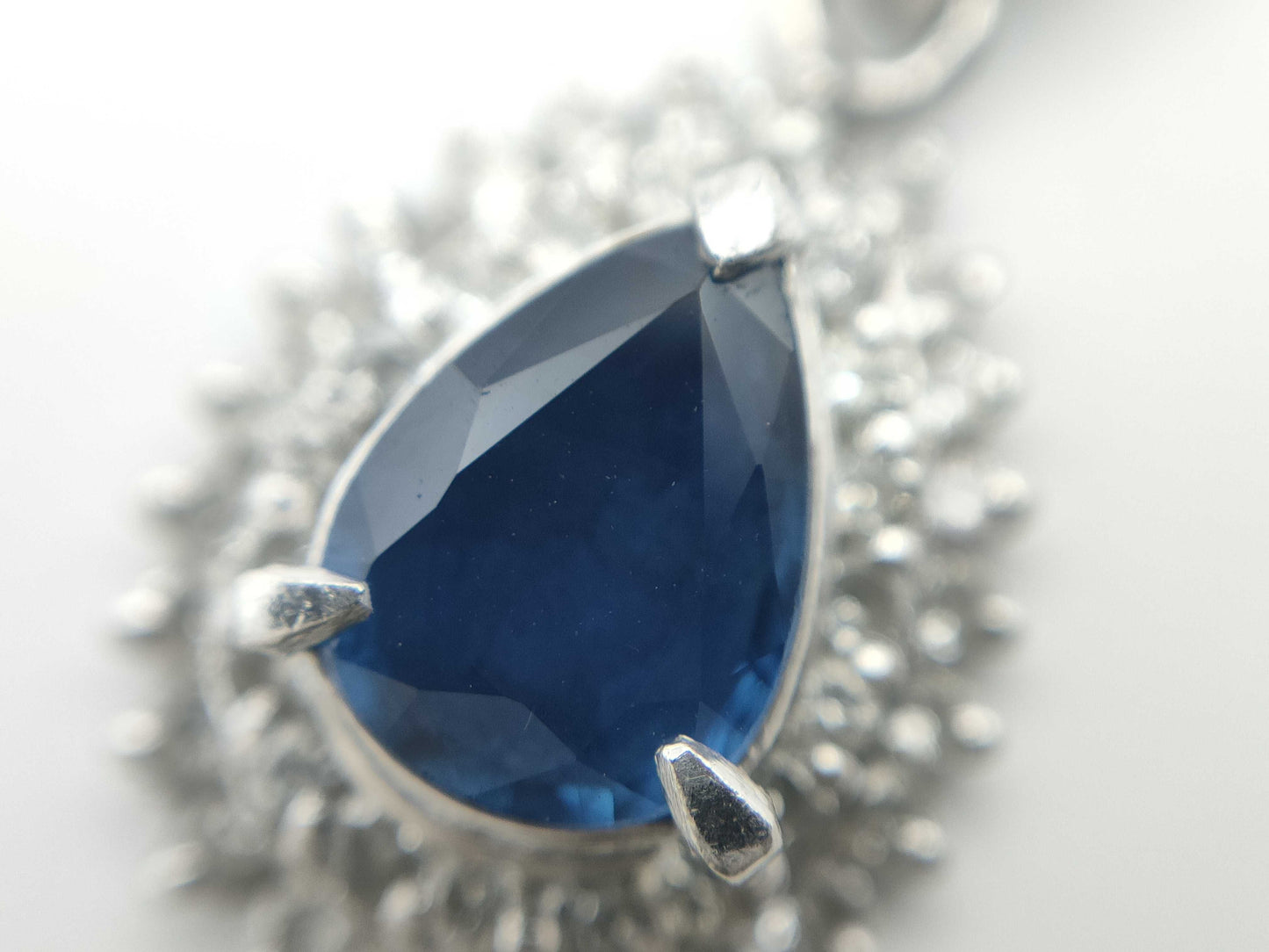S1.21ct D0.59ct PT900 4.5g Pendant Top