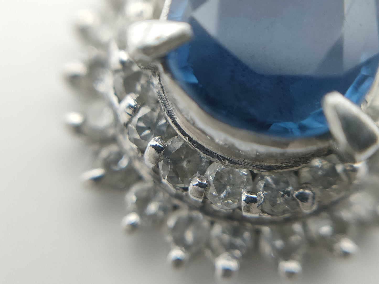 S1.21ct D0.59ct PT900 4.5g Pendant Top