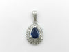 S1.21ct D0.59ct PT900 4.5g Pendant Top