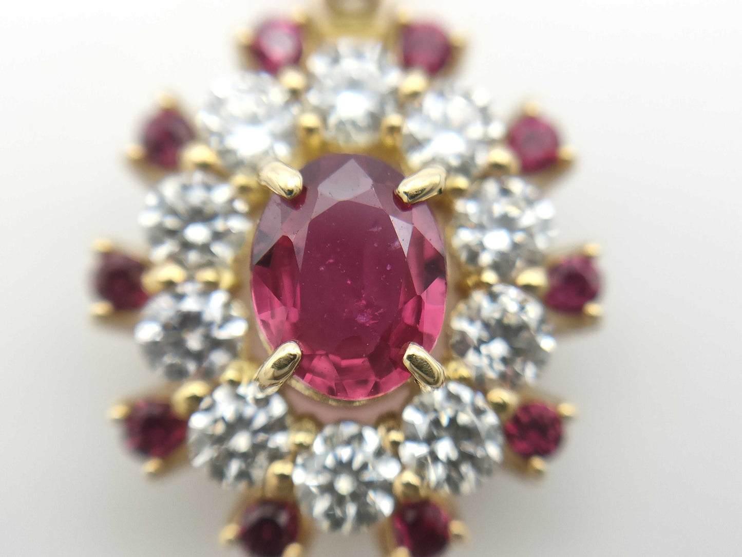 R0.373ct D0.45ct K18 1.5g Pendant Top