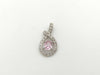 S 0.86ct D 0.23ct K18WG 2.5g Pendant Top