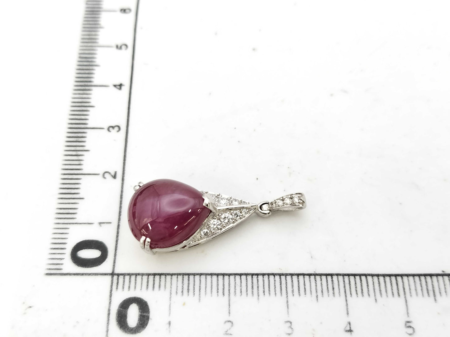 SR13.62ct D0.25ct PT900 6.5g Pendant Top