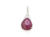SR13.62ct D0.25ct PT900 6.5g Pendant Top