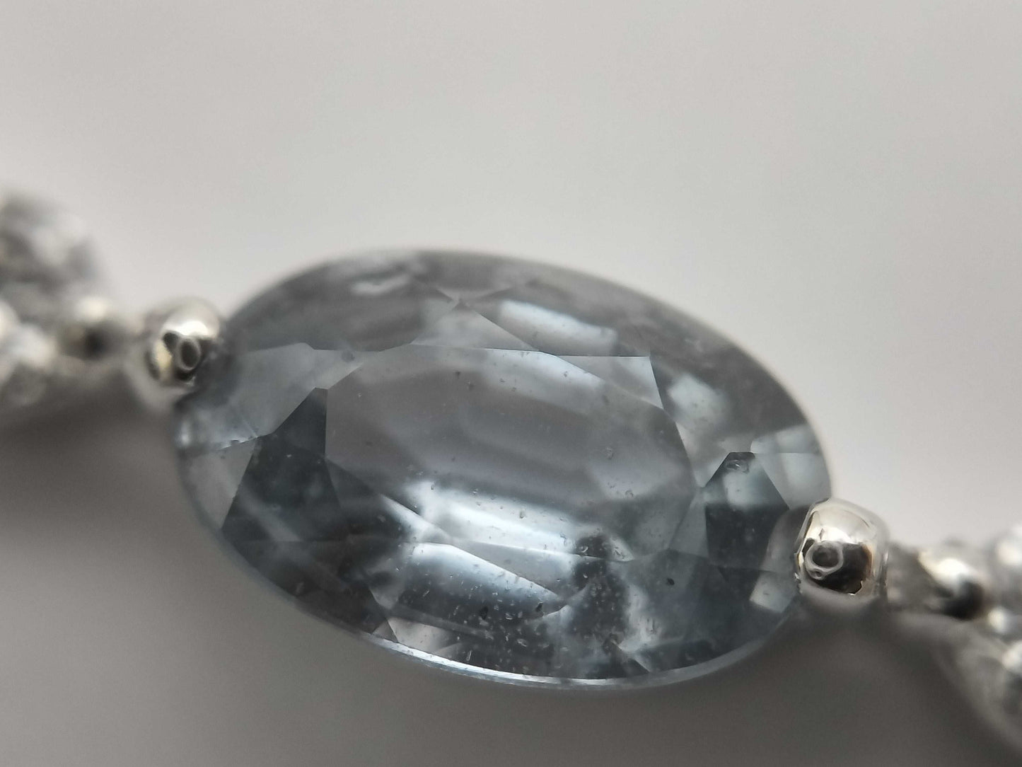 Colored Stone Multi 0.97ct D0.07ct PT900/850 2.0g Necklace