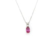 R1.020ct D0.14ct PT900/850 2.8g Necklace