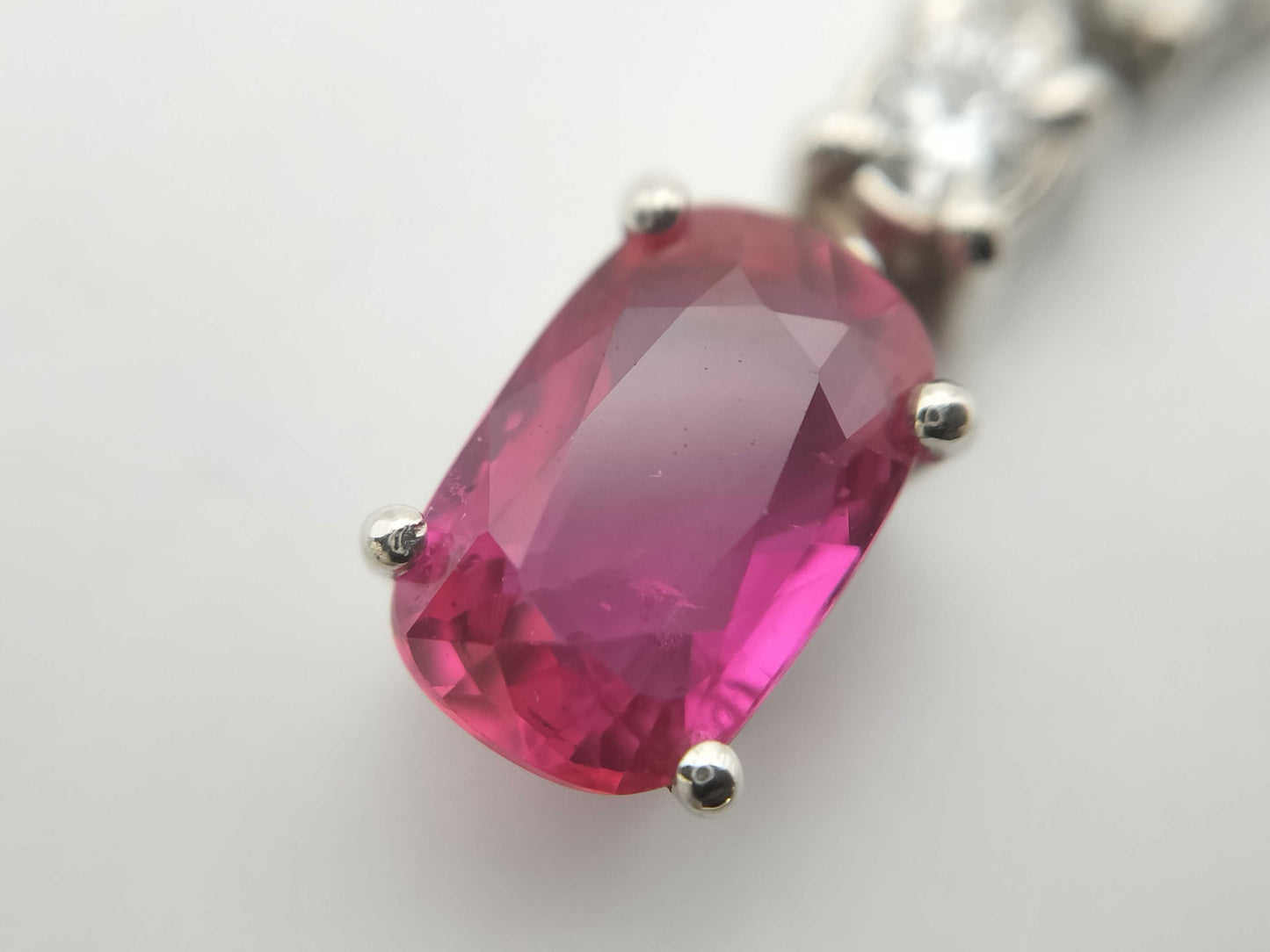 R1.020ct D0.14ct PT900/850 2.8g Necklace