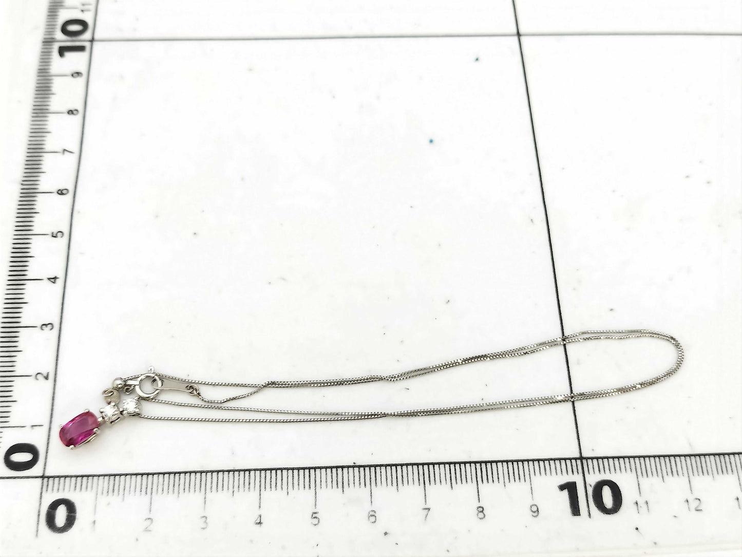 R1.020ct D0.14ct PT900/850 2.8g Necklace