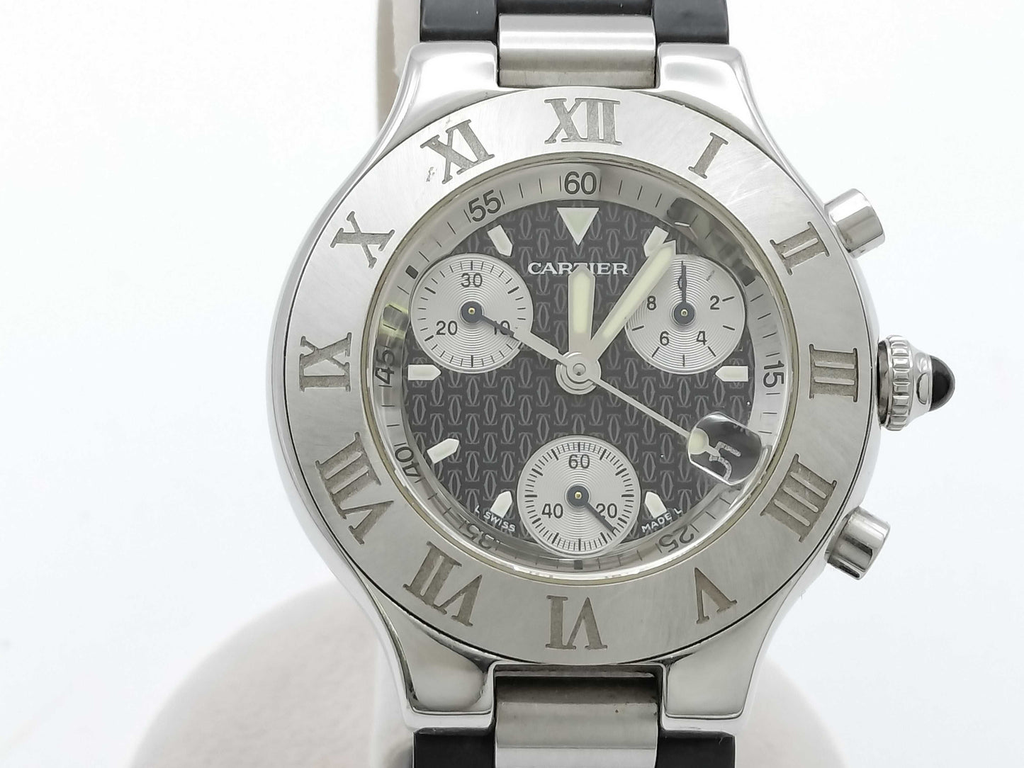 Cartier Must 21 Chronoscaph W10125U2 242486619PL Quartz Men's Watch
