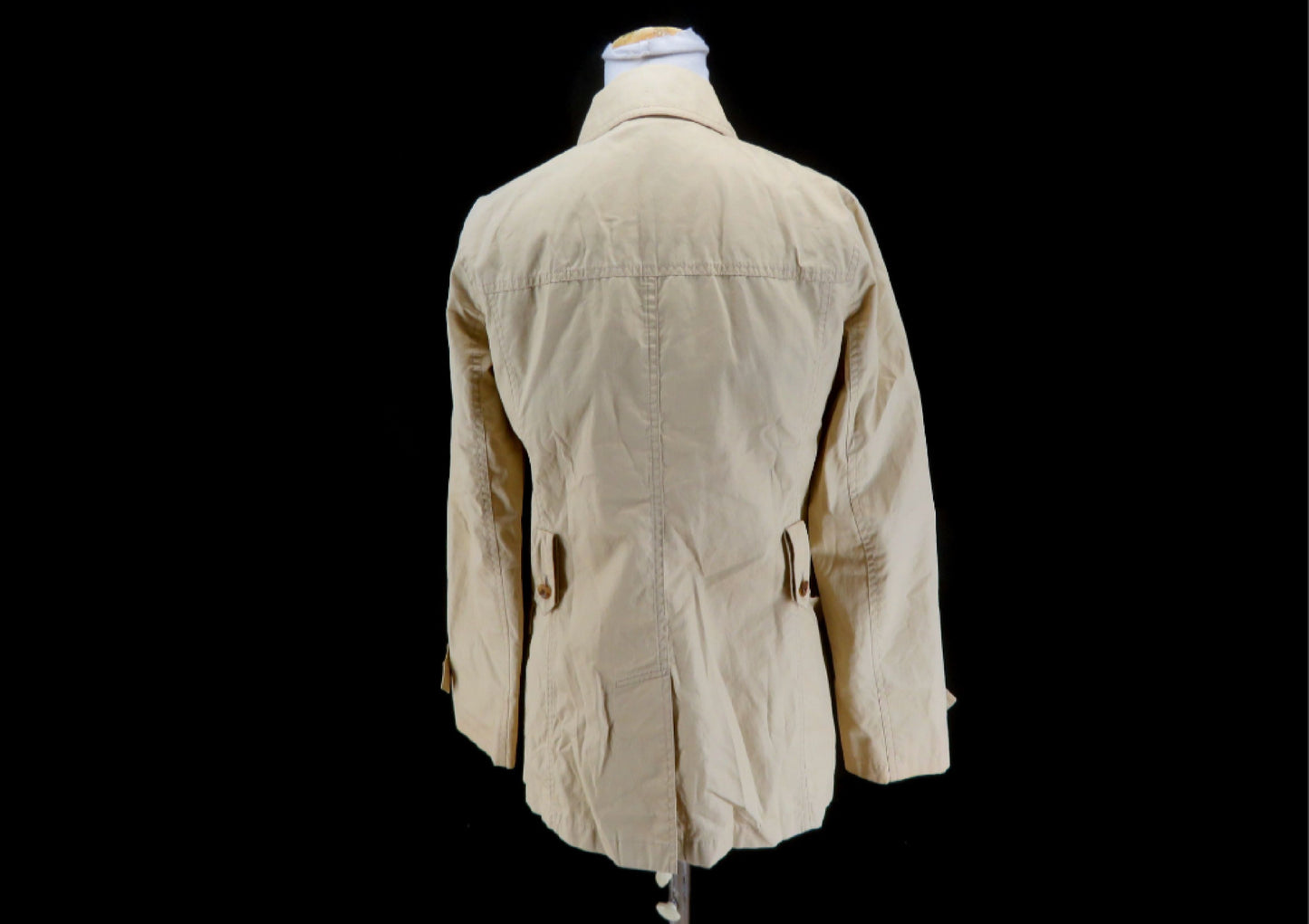 BURBERRY Nova Check Lining Half Coat Beige Sanyo Shokai Coat