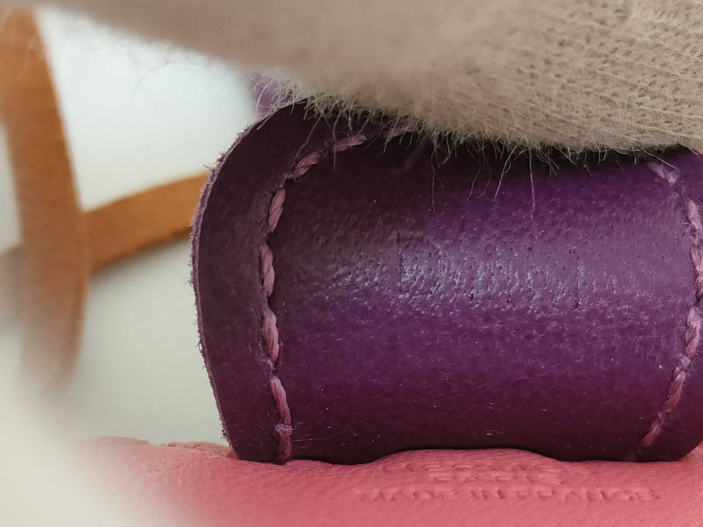 HERMES Rodeo PM Rose Azalee Violet Pain d'Epice Charm