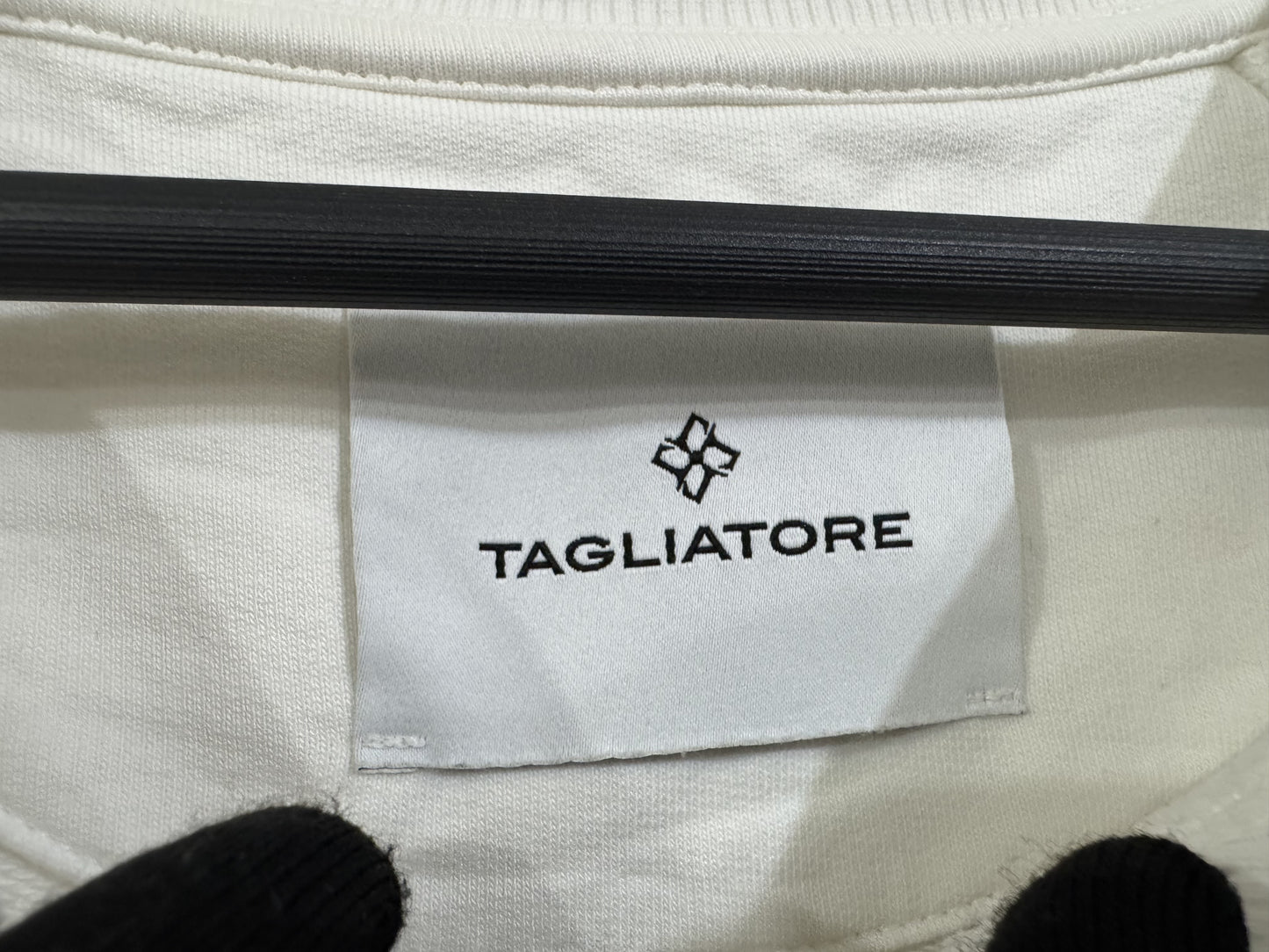 TAGLIATORE Tagliatore logo embroidered sweatshirt XL top