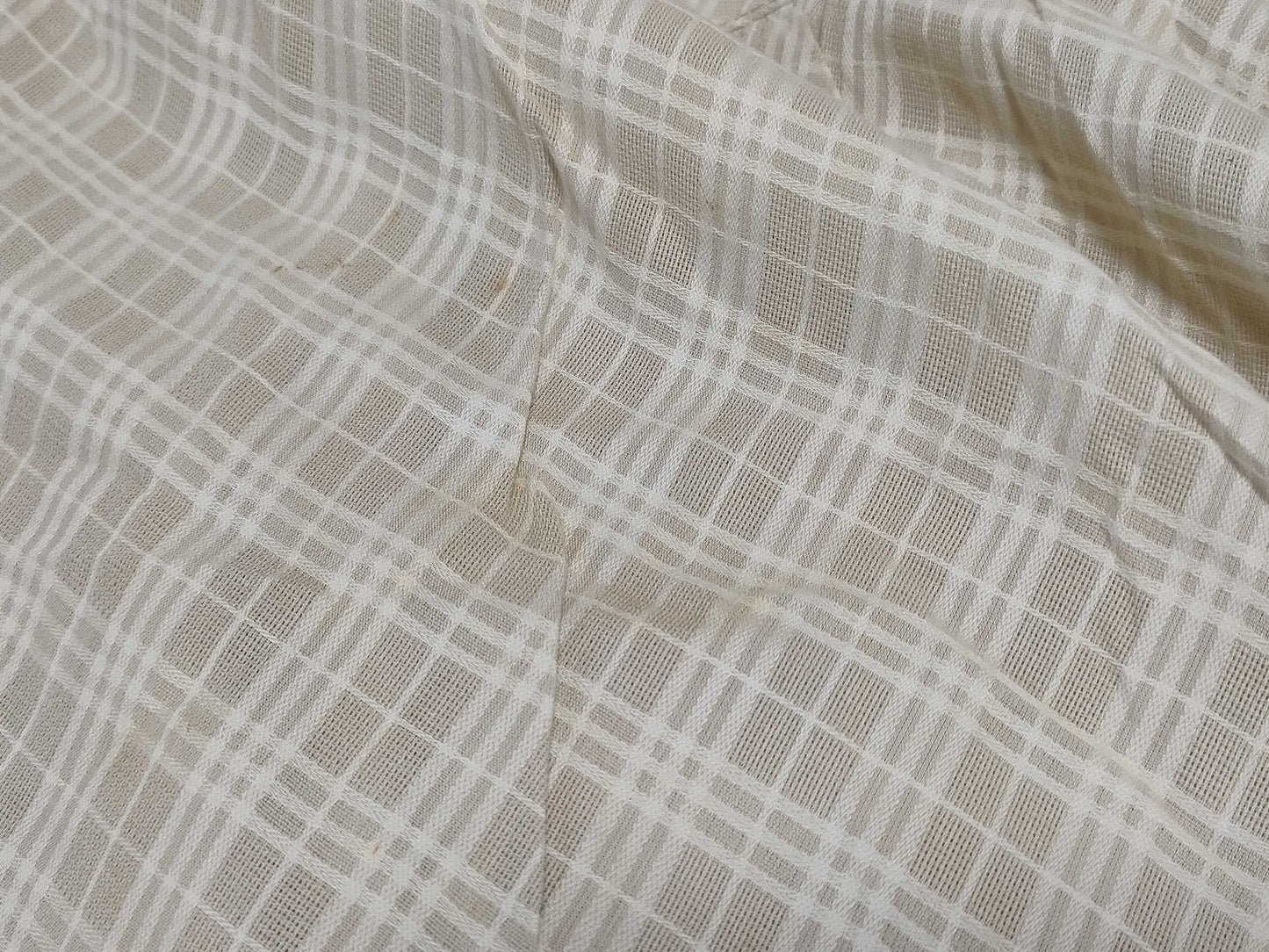 BURBERRY Blue Label London Skirt, Horse Logo Check, Cotton, Beige, FX523-418-40 #38